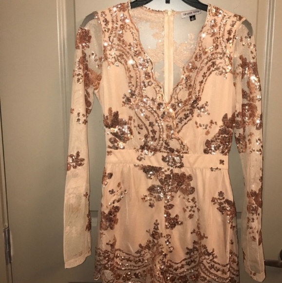 💎 💎NEW YEARS SALE 💎 💎ROSE GOLD ROMPER💎💎 - Picture 3 of 3